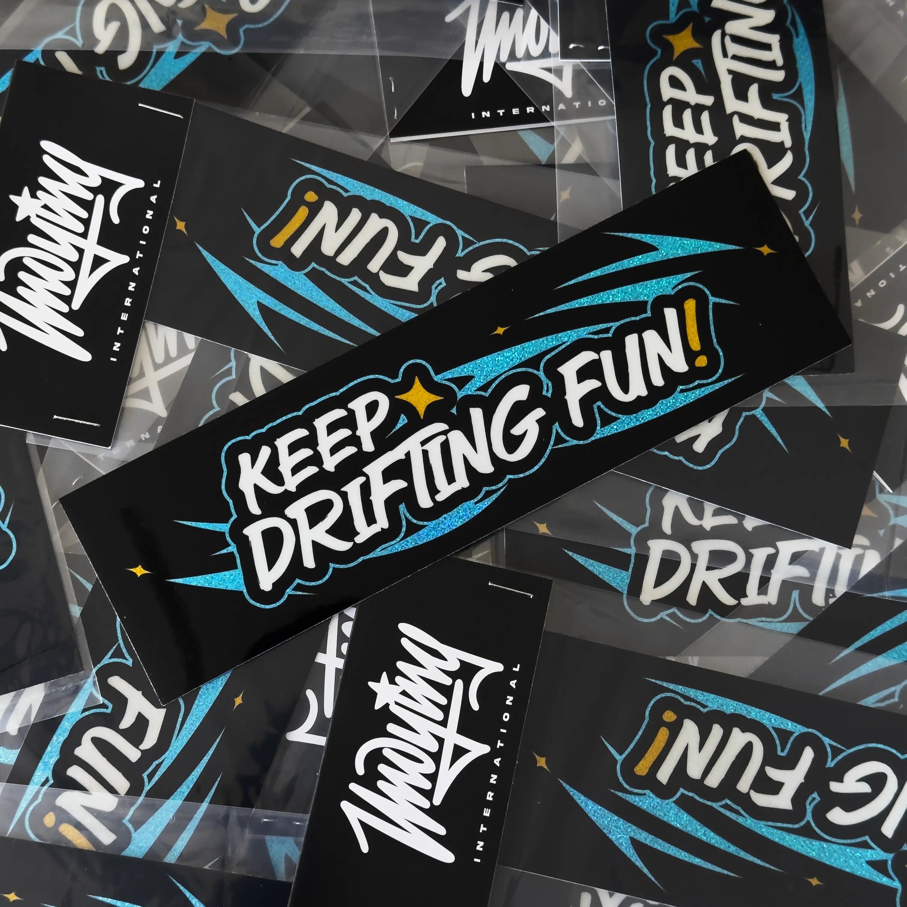 KEEP DRIFTING FUN SLAP STICKER madebyundying