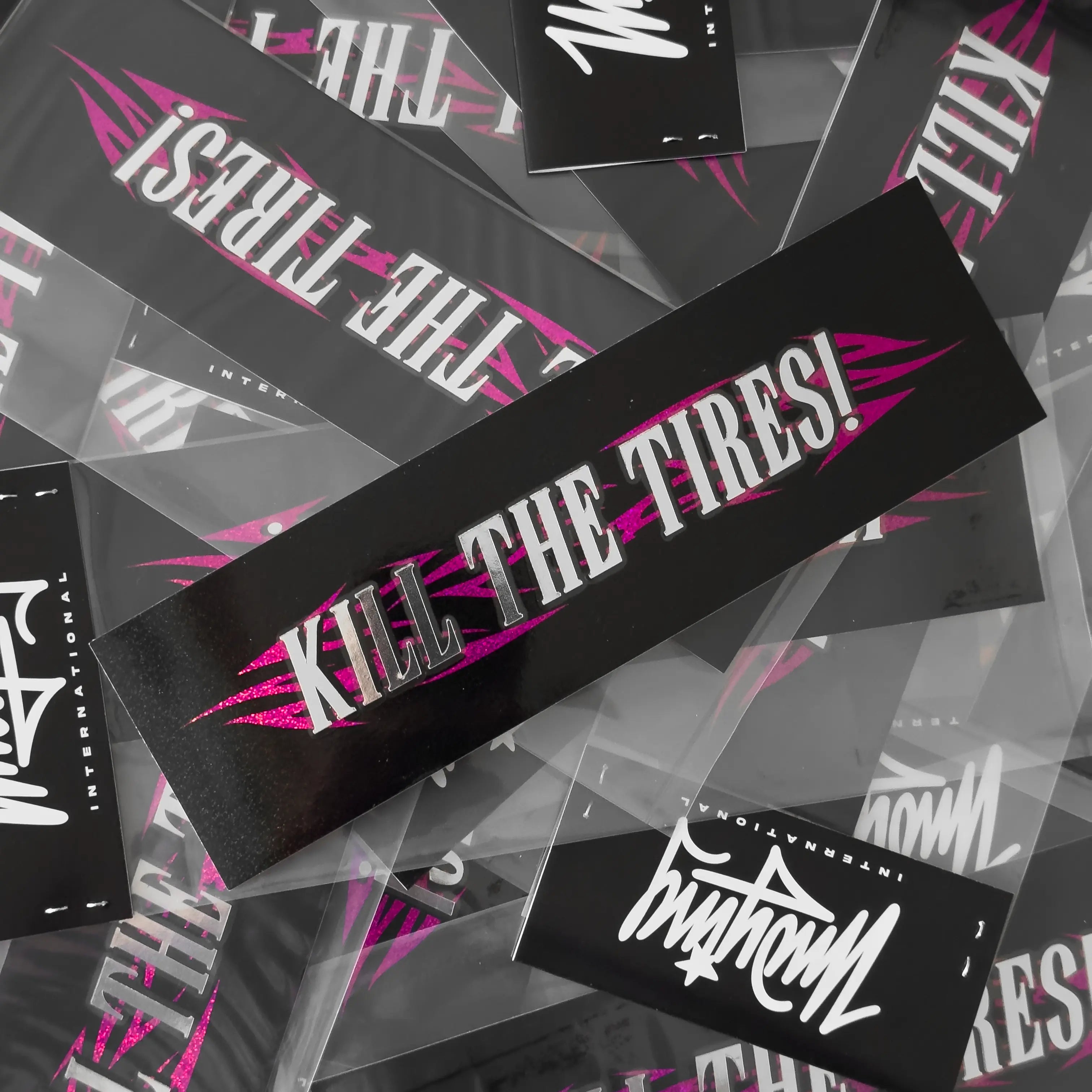 KILL THE TIRES SLAP STICKER madebyundying