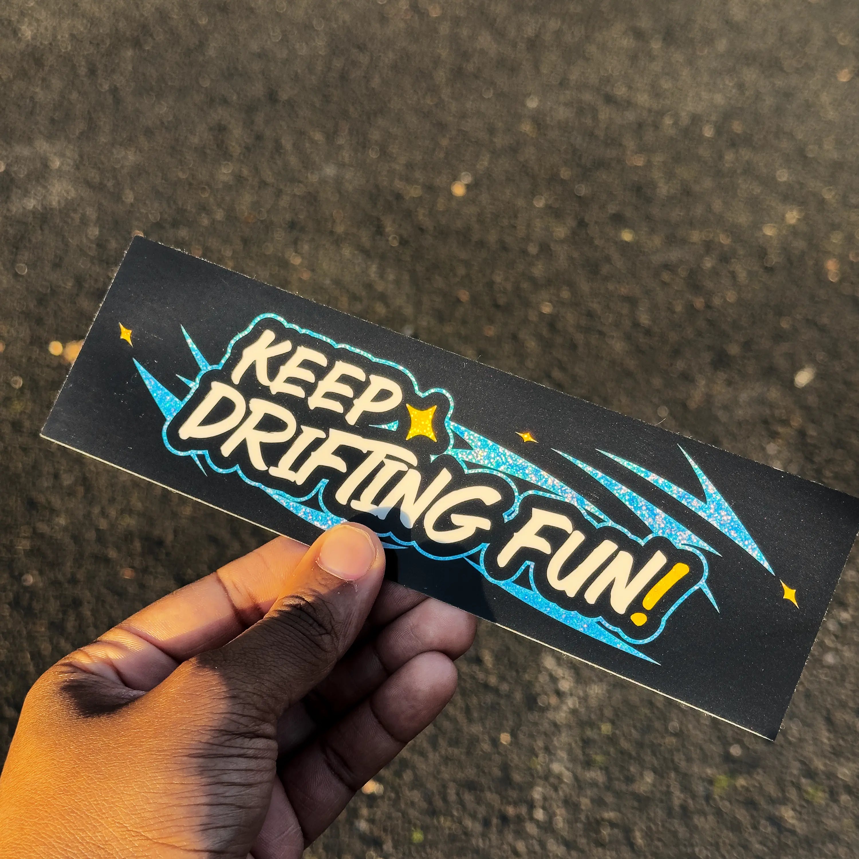 KEEP DRIFTING FUN SLAP STICKER madebyundying