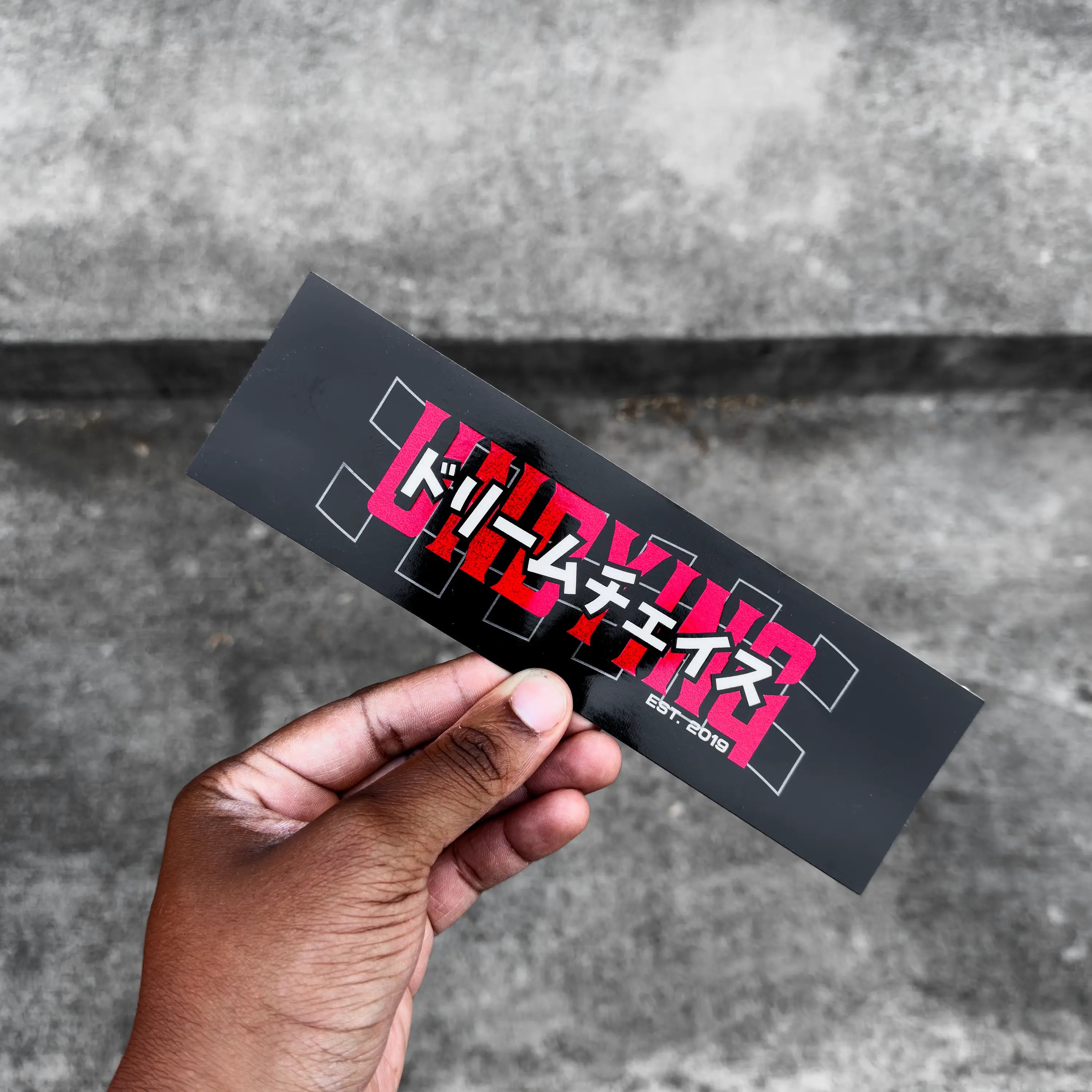 KANJI SLAP STICKER madebyundying