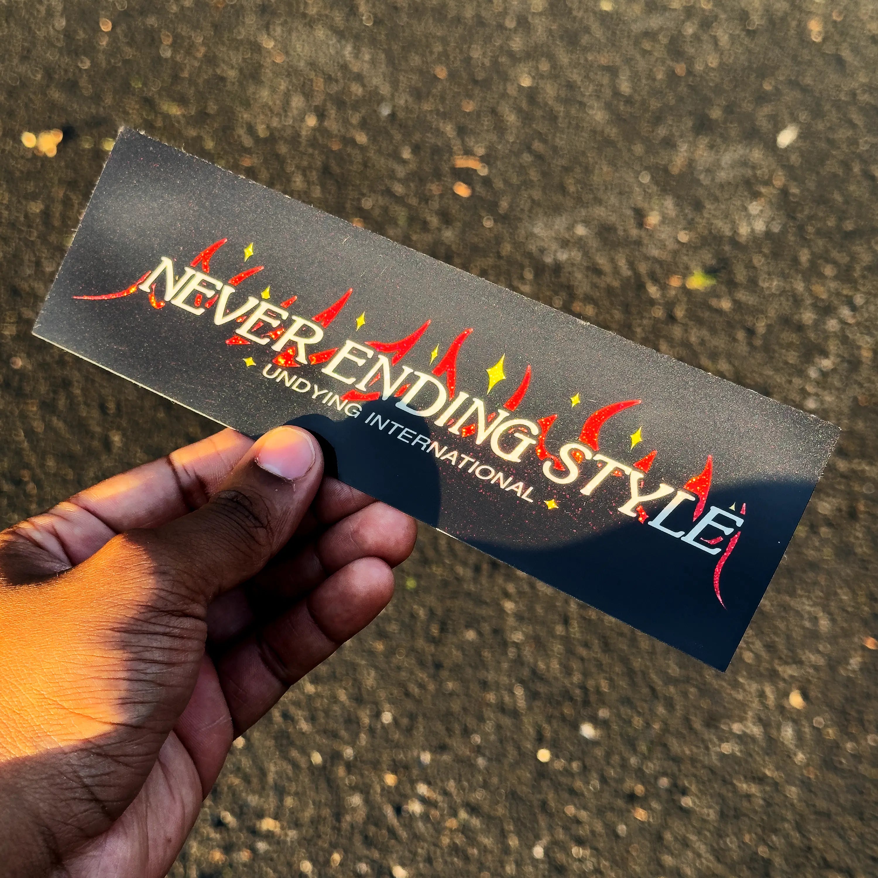 NEVER ENDING STYLE SLAP STICKER madebyundying