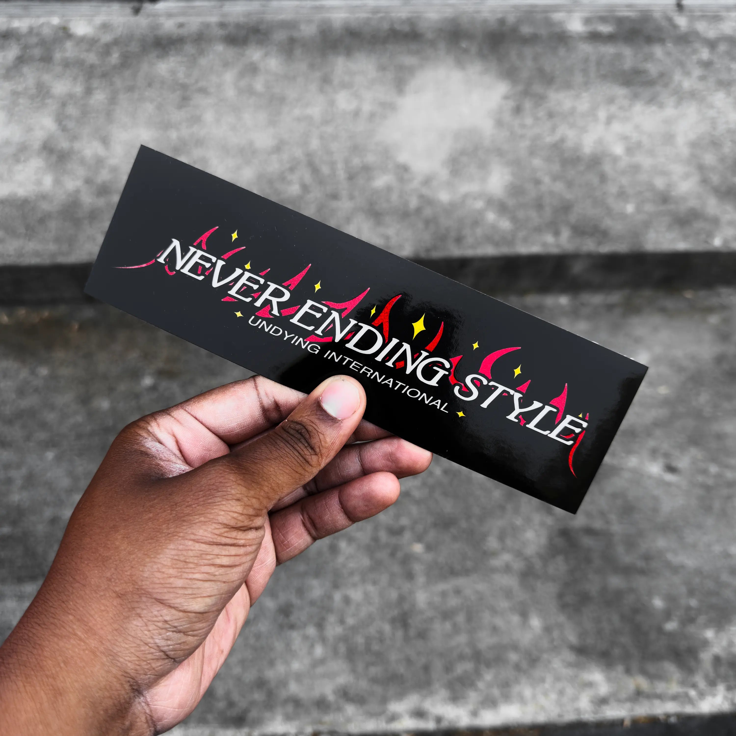 NEVER ENDING STYLE SLAP STICKER madebyundying