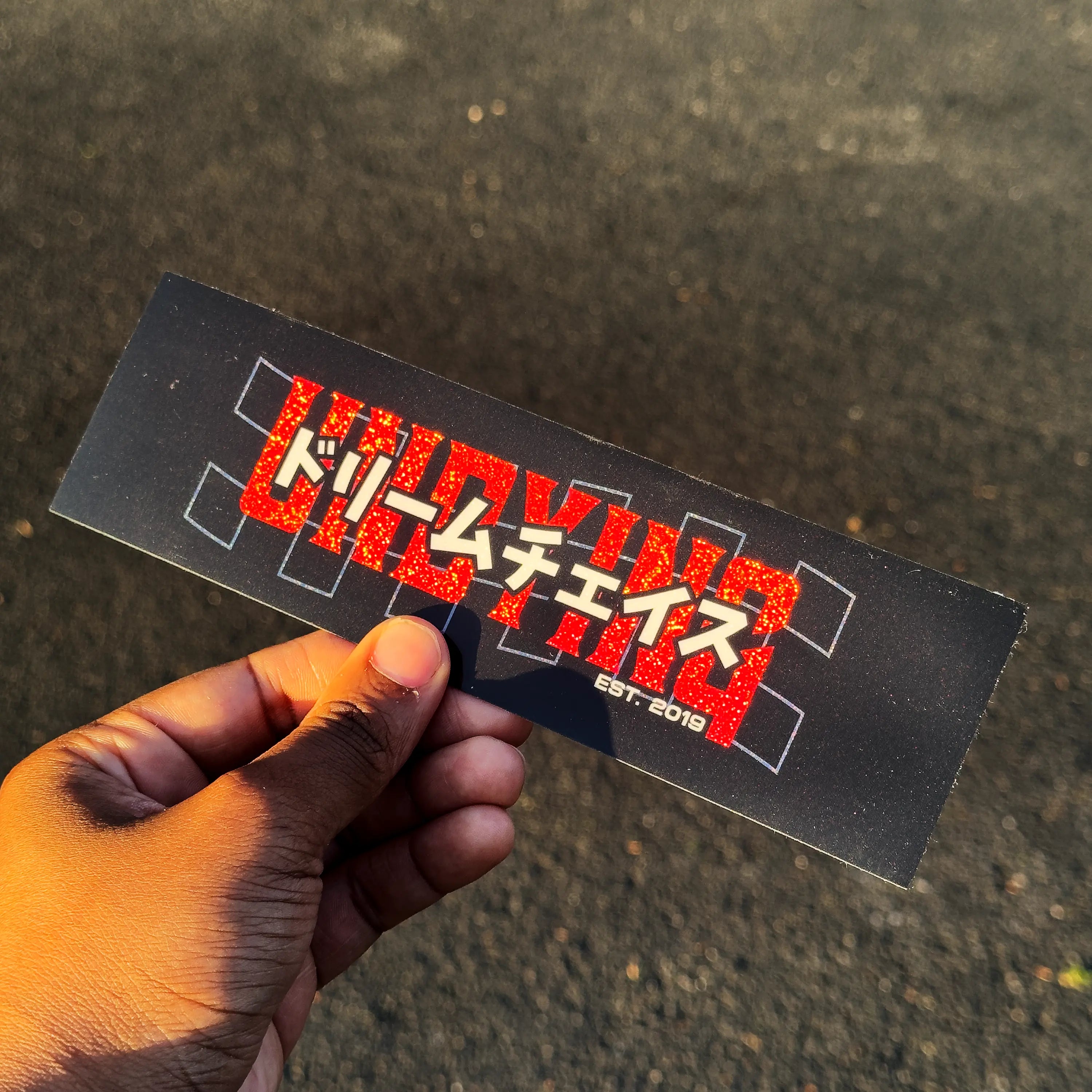 KANJI SLAP STICKER madebyundying